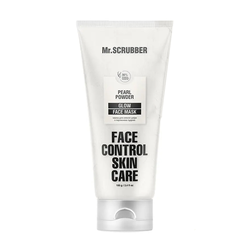 Маска для сяяння шкіри обличчя Mr.Scrubber Face Control Skin Care Pearl Powder Glow Face Mask з перлинною пудрою, 100 г